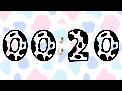 20 Second Pastel Cow Themed Timer