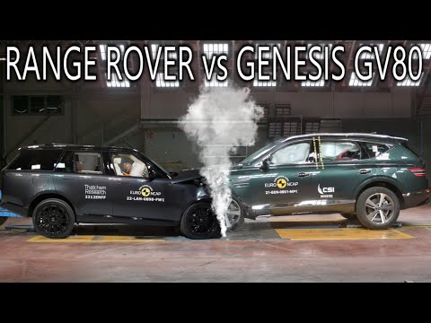 2022 Range Rover vs Genesis GV80 - Crash Test