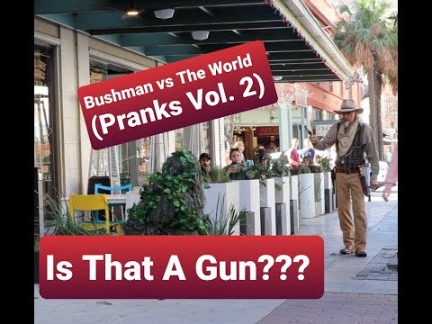 Bushman Prank 2020 -- Bushman Almost Gets Shot