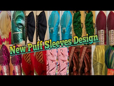 Latest Puff Sleeve Designs / Blouse Puff Sleeves Designs ldeas/Baju Ki New Design #bajudesign