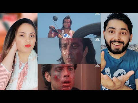 Pakistani Reaction On Aatish Movie Climax, Sanjay Dutt, Raveena Tandon, Aditya, Karishma kapoor