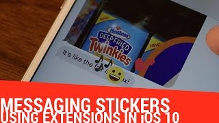 Use Stickers in iOS 10