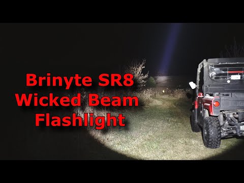 Brinyte SR8 This is One wicked Powerful Flashlight