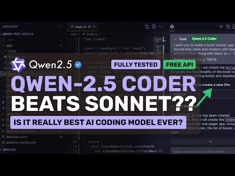 Qwen-2.5 Coder (32B) + Cline & Aider + Free API : This NEW AI Coding Model BEATS Claude 3.5 Sonnet!?