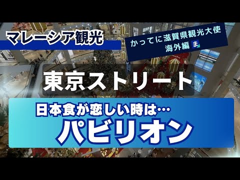 【マレーシア観光】pavilion（パビリオン）の東京ストリートで日本食を堪能する動画