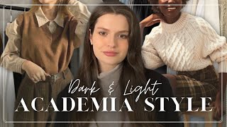 DARK ACADEMIA vs. LIGHT ACADEMIA || Style Guide and How to Get the Look 📚