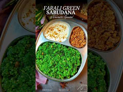 Green Sabudana Khichdi | Sabudana Khichdi | Chutney Sabudana | #shorts