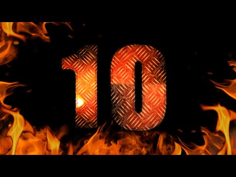 🔥 FIRE & FURY 🔥 10 Second Countdown with VOICE, Fire and Giant Explosion! V3