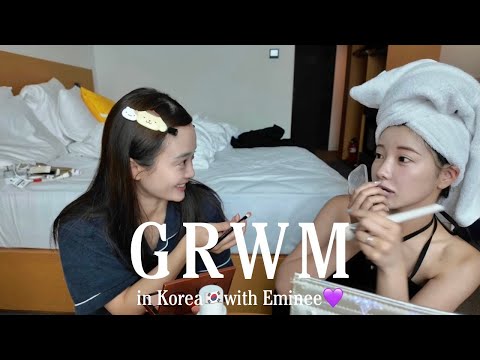 【GRWM】えみ姉と韓国でのリアルな朝準備🌞🇰🇷