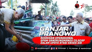 Ganjar Pranowo Resmikan Operasional SPAM Gandrungmangu Cilacap dalam Upaya Atasi Krisis Air