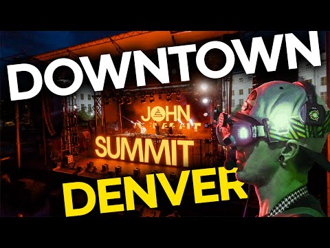 Flying my DRONE in Downtown Denver for John Summit