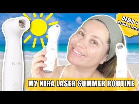 MY NIRA LASER SUMMER ROUTINE | GET RID OF CHEST WRINKLES #niralaser