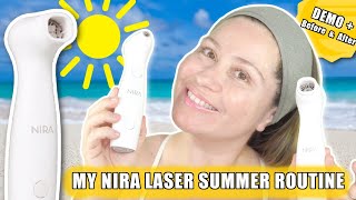 MY NIRA LASER SUMMER ROUTINE | GET RID OF CHEST WRINKLES #niralaser