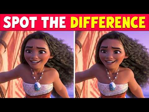 🌊 Moana 2 Quiz Challenge 🌸 Find The Odd One Out + Spot the Difference + Guess The Voice? 🎤