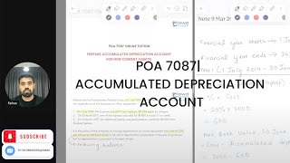 Singapore POA Tuition7087| Accumulated Depreciation Account