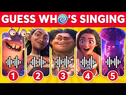 Guess The Moana 2 We're Back Characters by Voice #2 🌊🏝️🌺 Moana 2 We're Back Movie Quiz