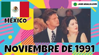 🎶✨Los ÉXITOS de MÉXICO 🇲🇽 en Noviembre de 1991 ✨🎶