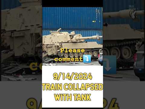 Train vs. Tank in South Carolina, Sept 12 #collided #shortsvideo #shortviral