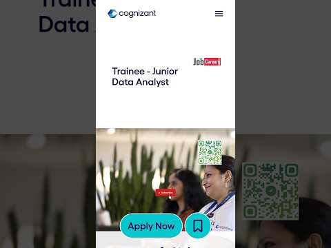 Cognizant hiring for junior data analyst role | #cognizant #jobs #jobcareer