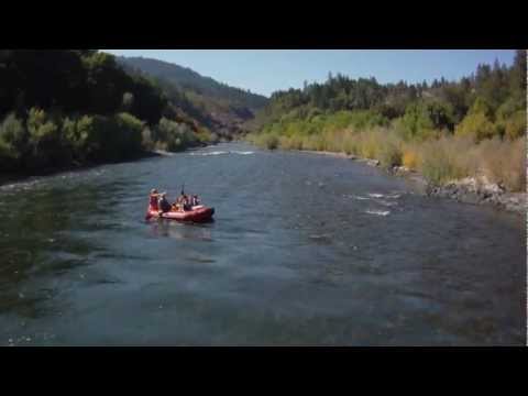 The Klingler Family Rafting at Hog Creek on the Rogue River