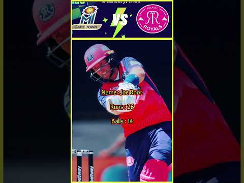 Joe Root | SA20 | PR vs MICT #trendingshorts