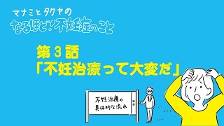 第3話「不妊治療って大変だ」マナミとタクヤのなるほど！不妊症のこと（作:花咲ぺろり）