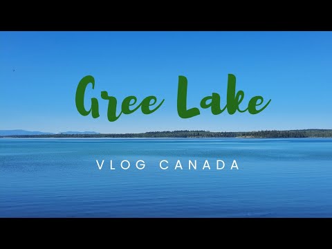 [Vlog Canada]Green Lake, Cariboo 70 mile house 하늘과 강의 색이 똑같이 파란날