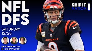 NFL Week 17 Saturday Games | December 28, 2024 | DraftKings & FanDuel DFS Picks, Plays and Process