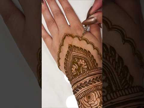 Bridal mehndi design for anniversary ❤️ #henna #mehndi