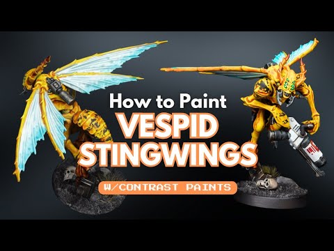 KILL TEAM HIVESTORM: Painting Vespid Stingwings