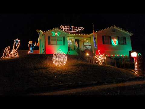 Magical Christmas Light Display ✨️🎄✨️