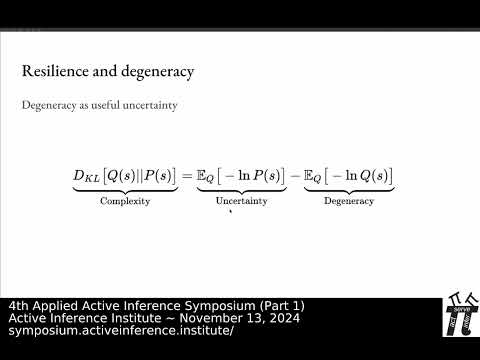 Alex Kiefer: “Resilience from an active inference perspective“