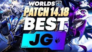 The BEST Junglers For All Ranks On Patch 14.18! WORLDS PATCH | Season 14 Tier List League of Legends