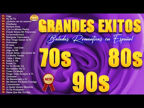 Mejores Canciones De Los 70 80 y 90 En Español - Viejitas Pero Bonitas Romanticas Inmortales