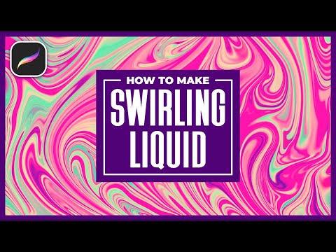 Create A Swirling Liquid Background with Procreate