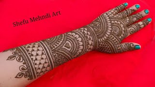 Wedding special easy dulhan mehndi designs