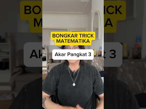 Bongkar trick matematika akar pangkat 3. #belajarsemenit #itb #matematika