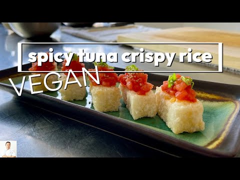 VEGAN Spicy Tuna Crispy Rice!!