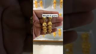 latest gold earrings design/daily wear jhumka earrings/fancy earrings