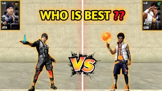 JOTA VS LEON 🔥WHO IS BEST CARACTER IN FREE FIRE 🔥GARENA FREE FIRE