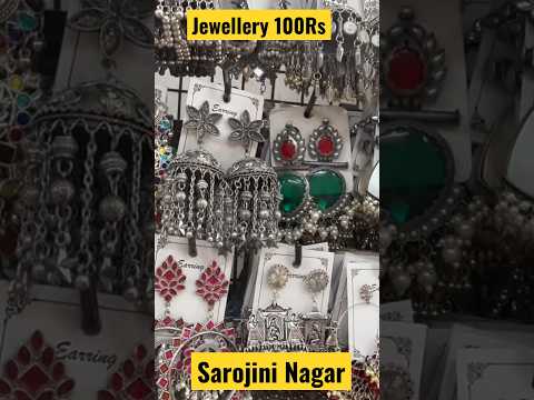 Sarojini Nagar Jewellery 100Rs #youtubeshorts #shorts #ytshorts #delhimarket #sarojininagar