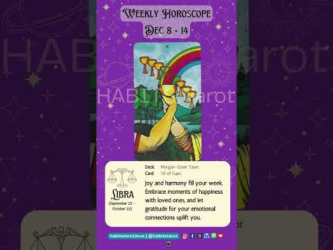 Libra Weekly Horoscope ♎️ | Dec 8-14 #airsignstarotreading #librahoroscope #libratarotreading