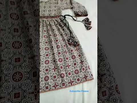 Most Beautiful Ajrak Frok #viral #shorts #ajrakfrok#ajrakhprints