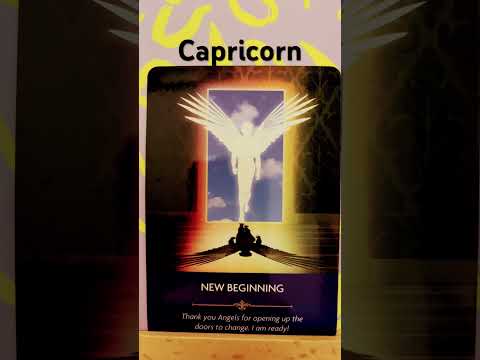 Capricorn / A new opportunity will be coming your way and your Angels are helping you