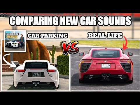 Car Parking Car Sound! VS. Real Life Car Sounds! | Car Parking Multiplayer