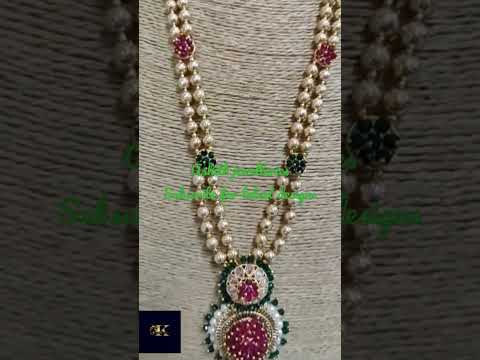 Rajwadi maala/temple design haar/moti mala/pearl mala/wholesale price resellers  whatsapp@9535614642