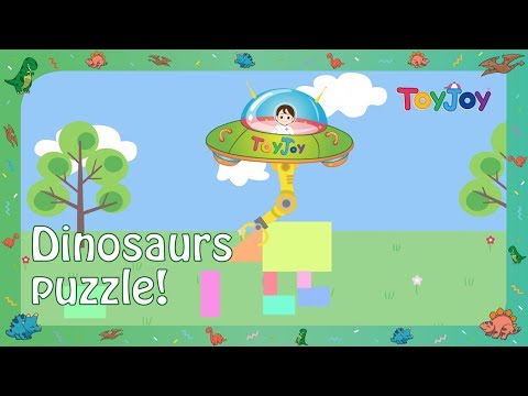 Dinosaurs for kids! Let's play together T-Rex puzzle  l ToyJoy l