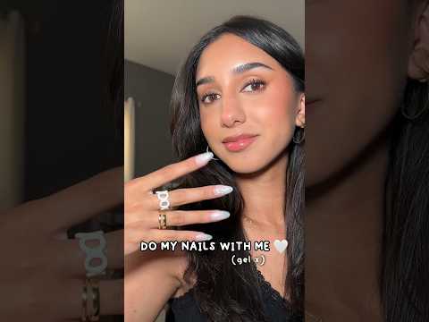 do my nails with me! (at home gel-x)