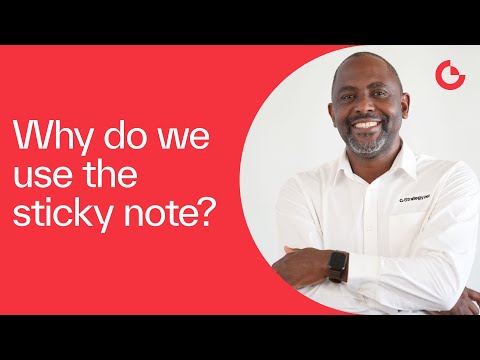 Why we use sticky notes as part of the innovation process