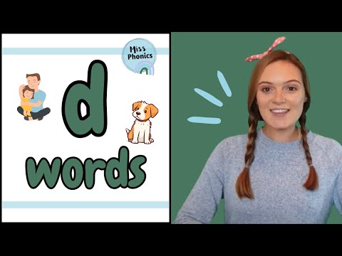 Learn to Blend 'd' Words with Miss Phonics | Phonics Blending Practice for Kids | British Teacher